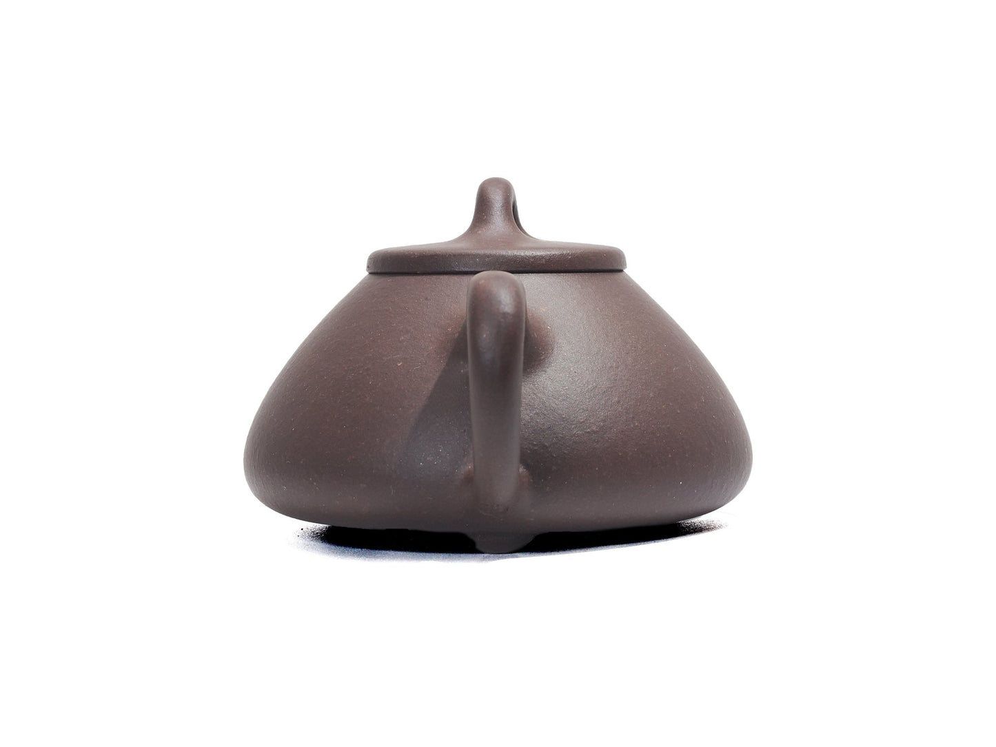 Back view showing teapot handle