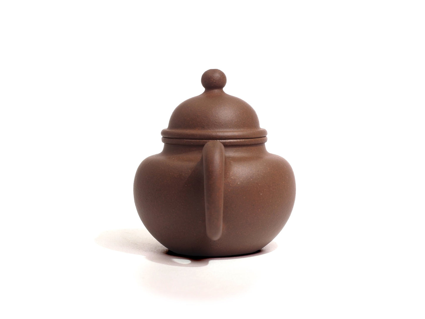 Back view of Duo Qiu Teapot showing handle
