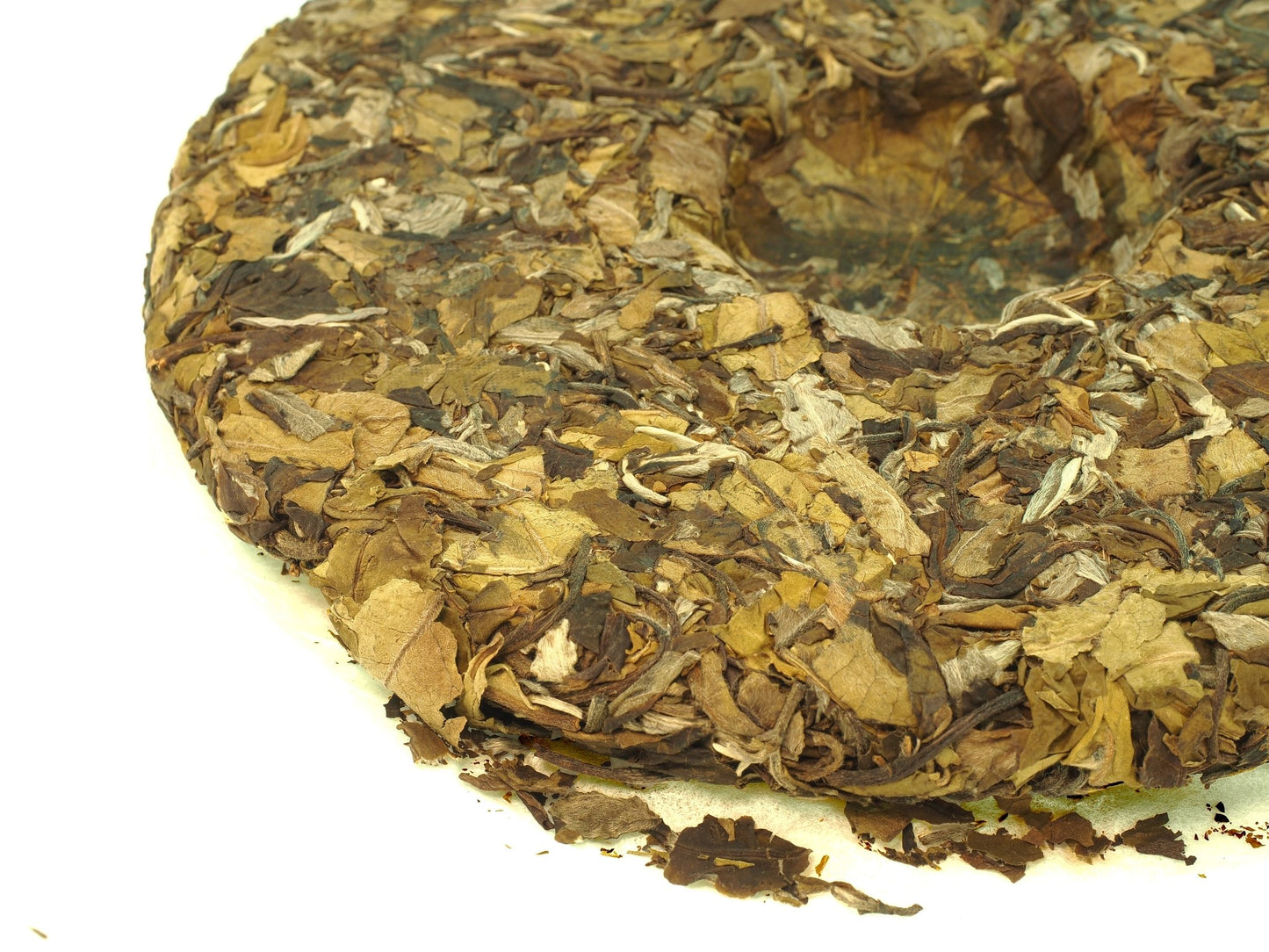 Tea cake of Gu Shu Bai Cha white tea from Cha Zhi Ji